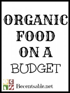 organic food on a budget