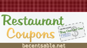 restaurant coupons