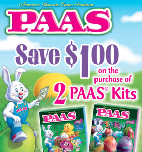 PAAS Easter Egg Decorating Coupons