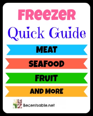 Freezer Quick Guide