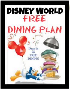 Disney World Free Dining Plan