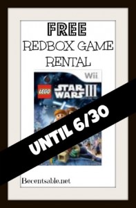 Free Redbox Game Rental