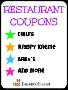 restaurant coupons