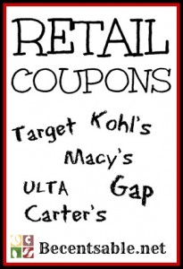 Retail Coupons