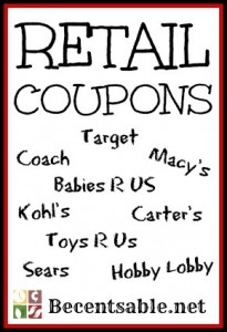 Retail Coupons