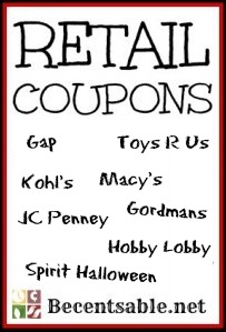 Retail Coupons