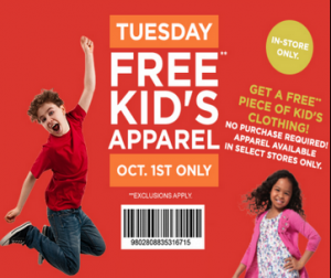 Free kid's Clothes