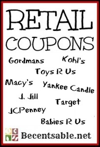 Retail Coupons