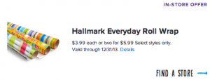 Hallmark Coupon