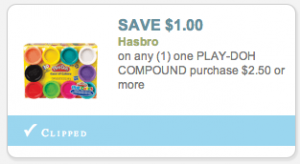 Play-Doh Coupon