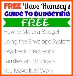Dave Ramsey Budget