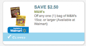 M&M's Coupon