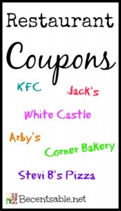 Restaurant Coupons