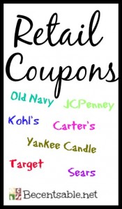 Retail Coupons