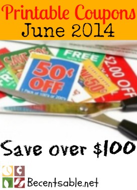 Printable Coupons June 2014