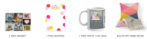 Tiny Prints: Free Personalized Mug, Notepad And More