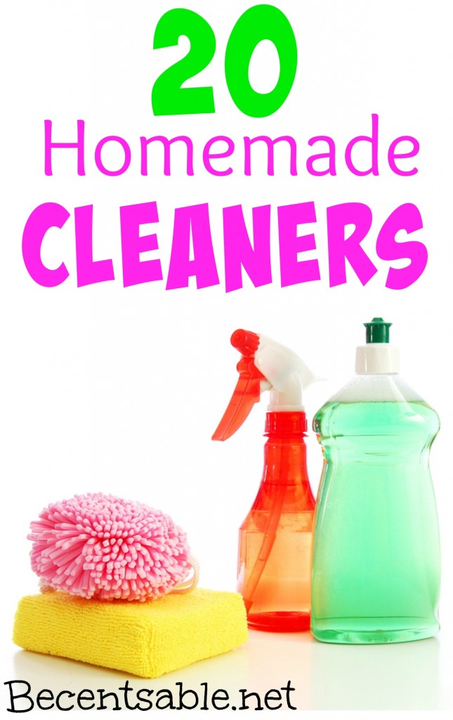 20 Homemade Cleaners