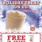 Free Shake at Arby’s