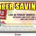 Cellfire-Win a $.50 or $3 Coupon