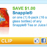 $1 off Snapple