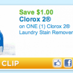 $1 off Clorox 2 Laundry Stain Remover