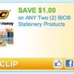 Back to School Coupons: Bic & HP Paper