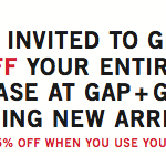 Gap: 30% off Coupon