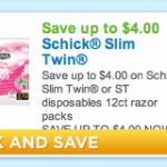 Schick: $4 off Coupon