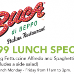 Buca di Beppo: $6.99 Lunch Special