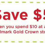 $5 off $10 at Hallmark