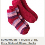 2-pk. Sonoma Cozy Socks $3.99 Shipped ($14 Value)