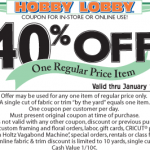 40% Off At Hobby Lobby