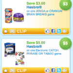 Hasbro Game Coupons