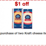 $1.25 off Kraft Cheese