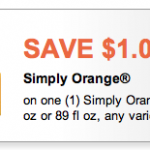 Simply Orange: $1 off Coupon