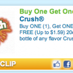 Crush – Buy One Get One FREE