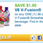 V8 – $1 off Coupon