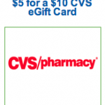 GEICO Members: $10 CVS Card for $5