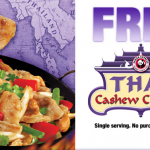 Panda Express: Free Thai Cashew Chicken (10/3)