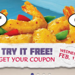 FREE Tangy Jumbo Shrimp At Panda Express