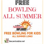 FREE Bowling For The Kids All Summer