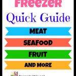 Freezer Quick Guide: Meats, Seafood, Eggs And More