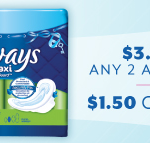 Always: $3 off Coupon