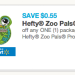 Hefty Zoo Pals: $.55 Off Coupon