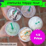 Starbucks Happy Hour: 50% Off Frappuccino Beverages