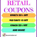 Retail Coupons: Carter’s, Hobby Lobby And More