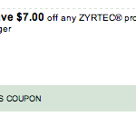 $7 Off Zyrtec Coupon: $8 At CVS