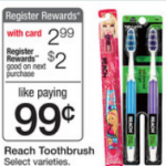 Reach Toothbrushes: Money Maker At Walgreens