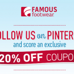 Famous Footwear Coupon: 20% Off