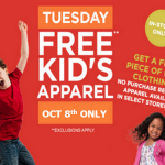 Sears Outlet: Free Kid’s Apparel (10/8)